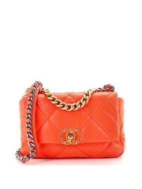 Chanel 19 Flap Bag Quilted Leather #248415C46B